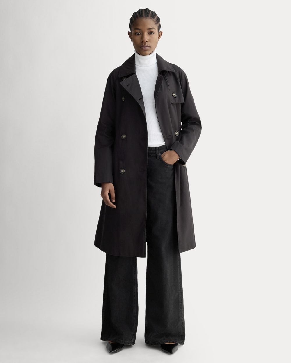 La gabardina moderna | Negro