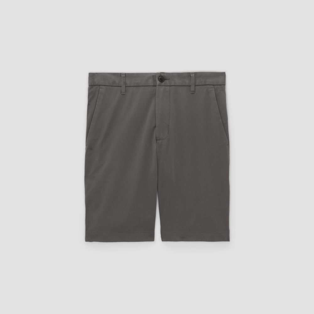 Pantalón corto chino ajustado de alto rendimiento de 9 pulgadas | Gris pizarra