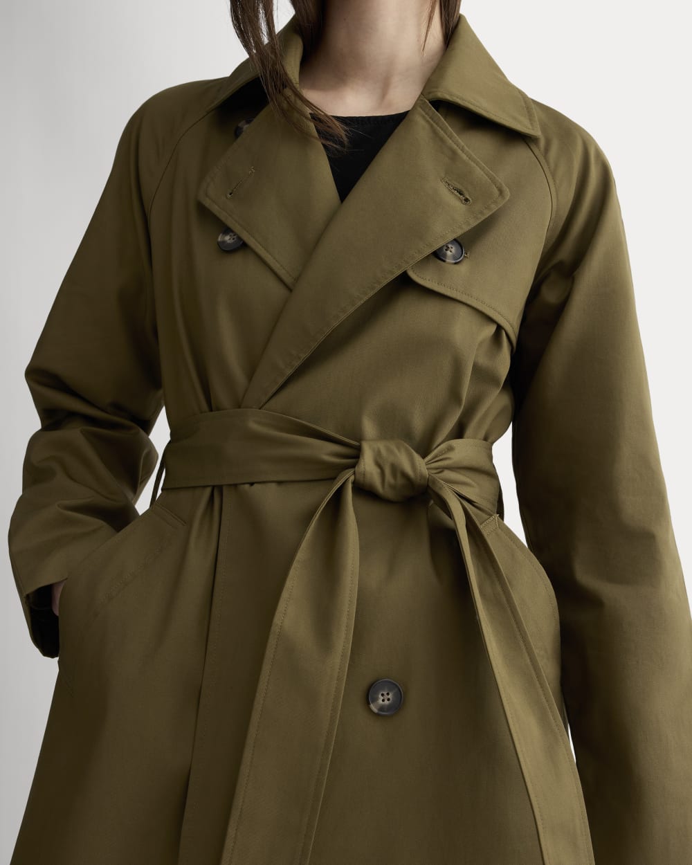 La gabardina moderna | Verde