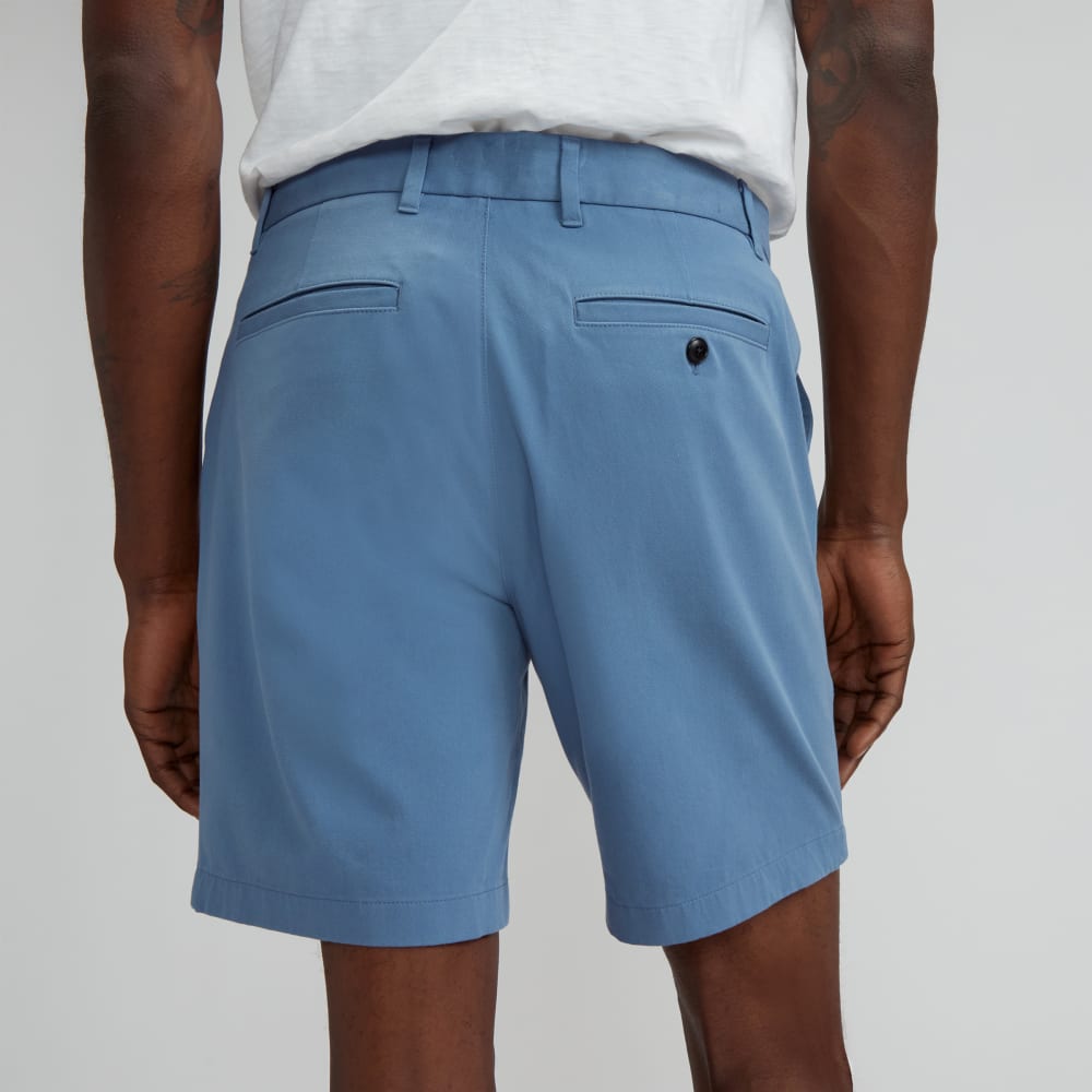 Pantalón corto chino slim fit de 7 pulgadas | Azul