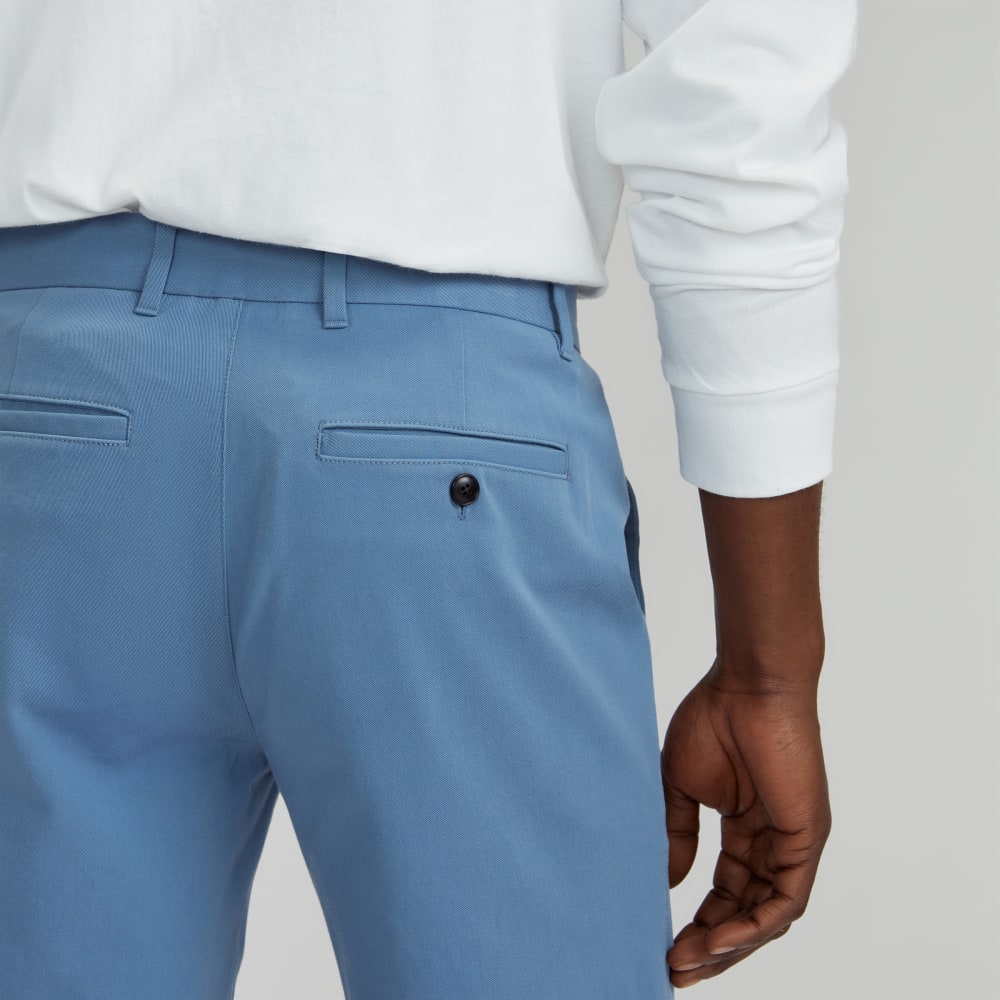 Pantalón corto chino ajustado de alto rendimiento de 9 pulgadas | Azul