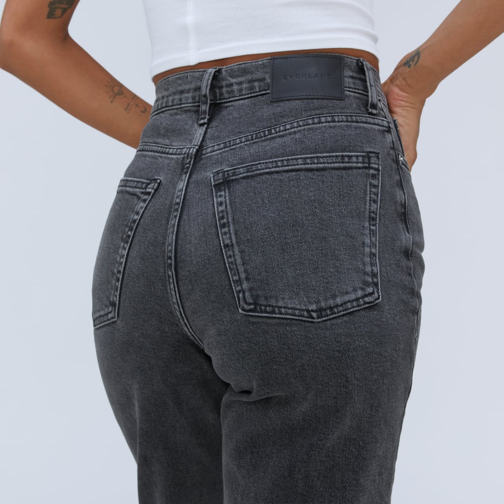 Vaqueros Way-High® | Negro lavado | Entrepierna de 75 cm