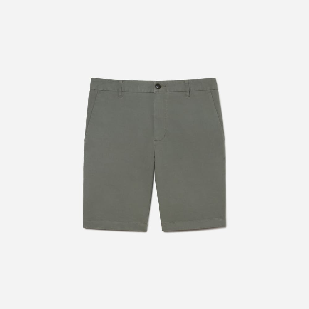 Pantalón corto chino ajustado de alto rendimiento de 9 pulgadas | Verde peltre