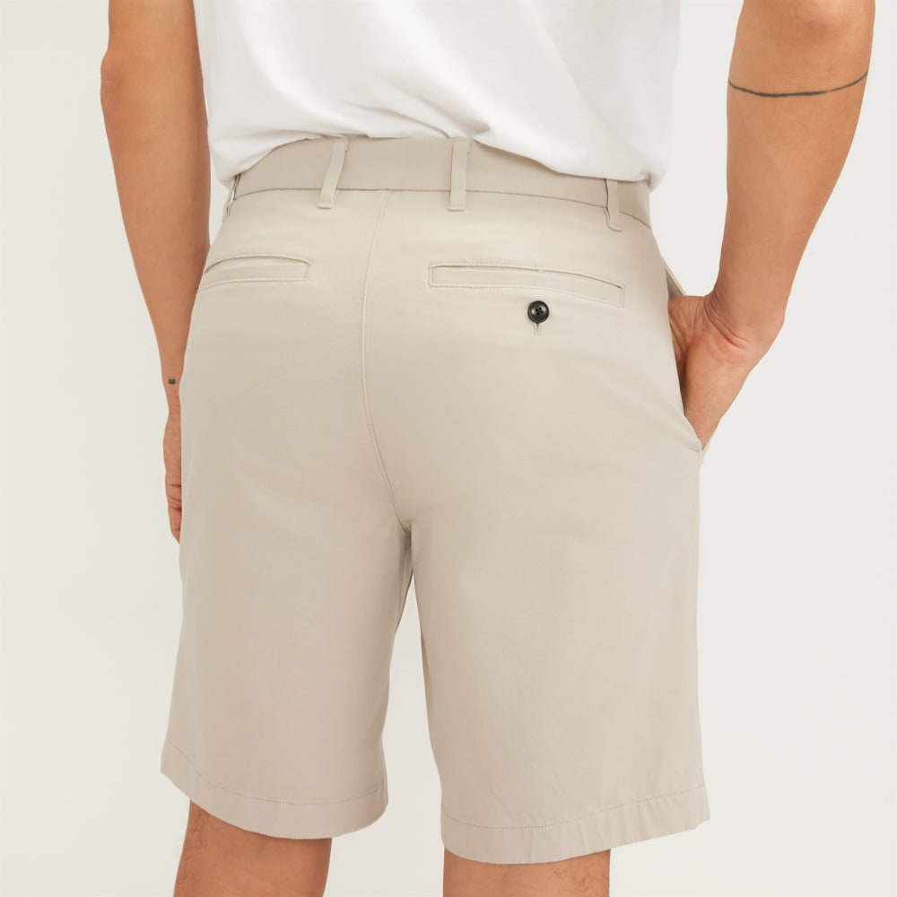 Pantalón corto chino ajustado de alto rendimiento de 9 pulgadas | Piedra