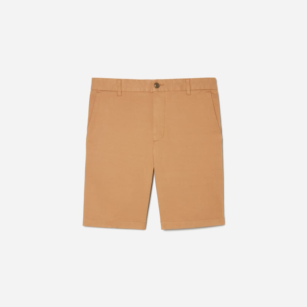 Pantalón corto chino ajustado de alto rendimiento de 9 pulgadas | Coco tostado