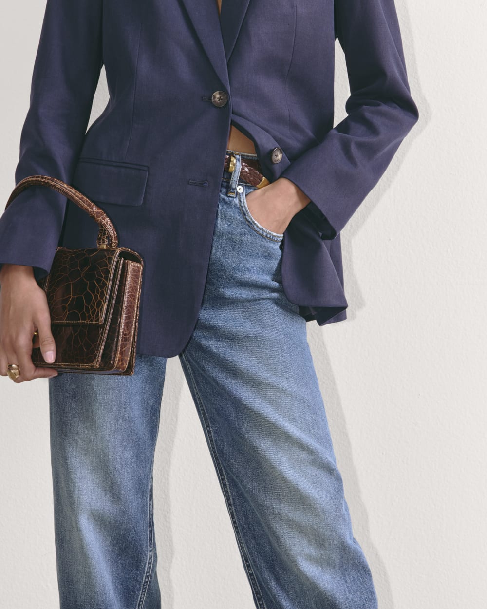 Vaqueros Way-High® | Índigo medio | Entrepierna de 75 cm