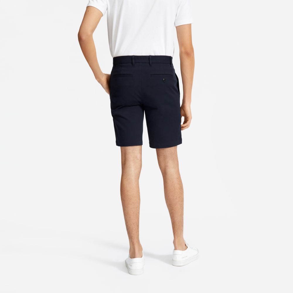 Pantalón corto chino ajustado de alto rendimiento de 9 pulgadas | Azul marino oscuro