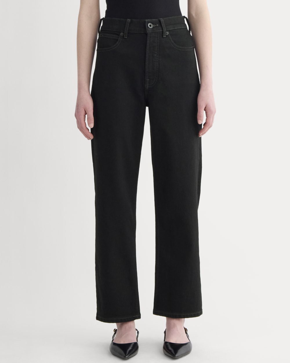 Vaqueros Way-High® 2.0 | Negro | Entrepierna de 75 cm