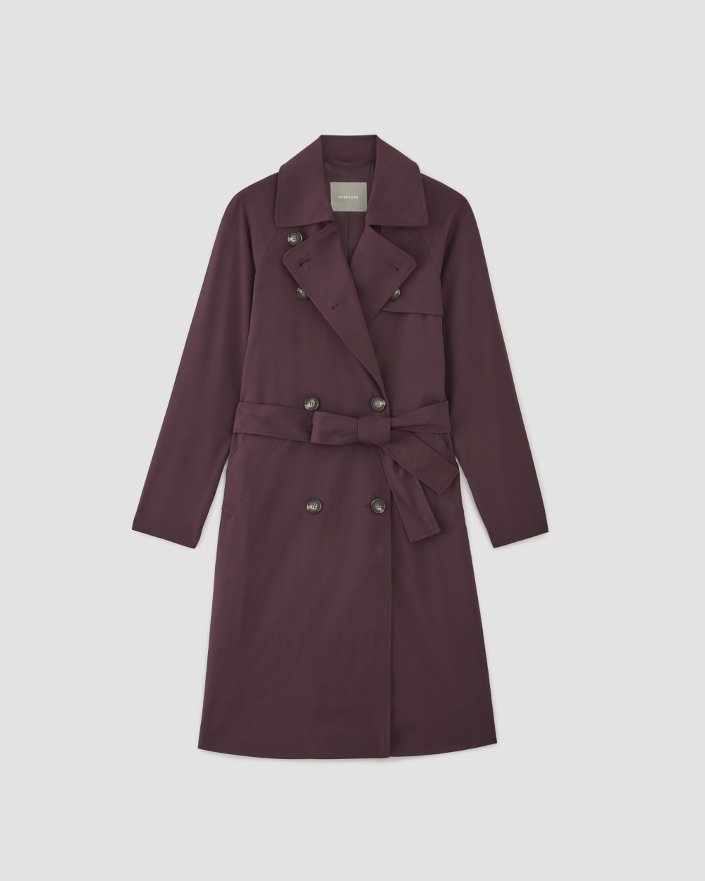 Gabardina moderna de lana italiana | Burdeos