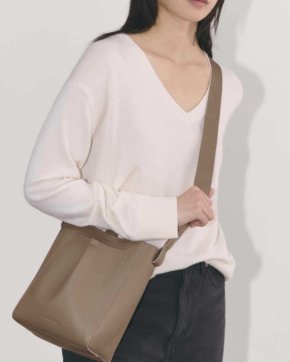 El bolso Mini estudio | Porcini Taupe
