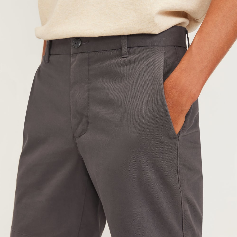 Pantalón corto chino slim fit de 7 pulgadas | Gris pizarra