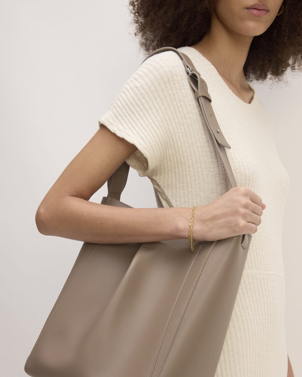 El bolso estudio | Porcini gris pardo