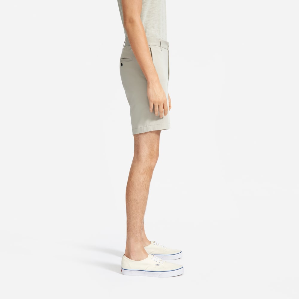 Pantalón corto chino slim fit de 7 pulgadas | Piedra