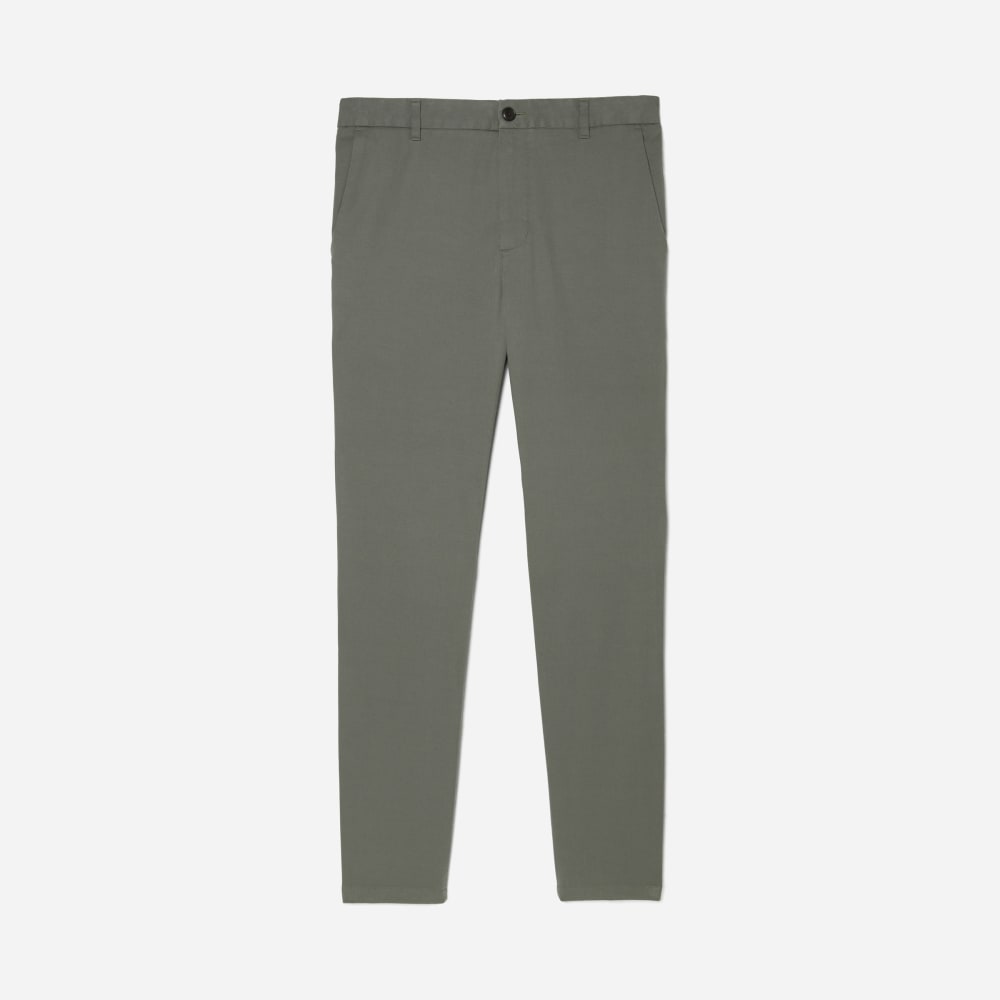 Pantalón chino Performance | Uniforme | Verde peltre | Corte ajustado