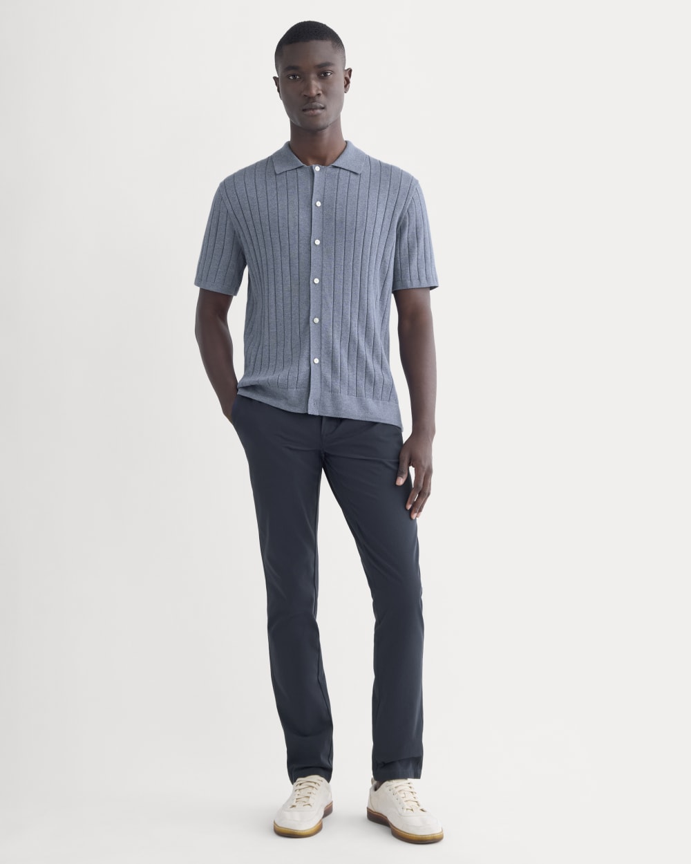 Pantalón chino Performance | Uniforme | Azul marino oscuro | Corte ajustado