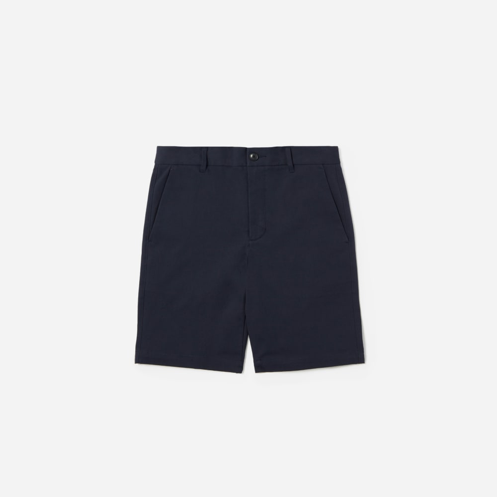 Pantalón corto chino ajustado de alto rendimiento de 9 pulgadas | Azul marino oscuro