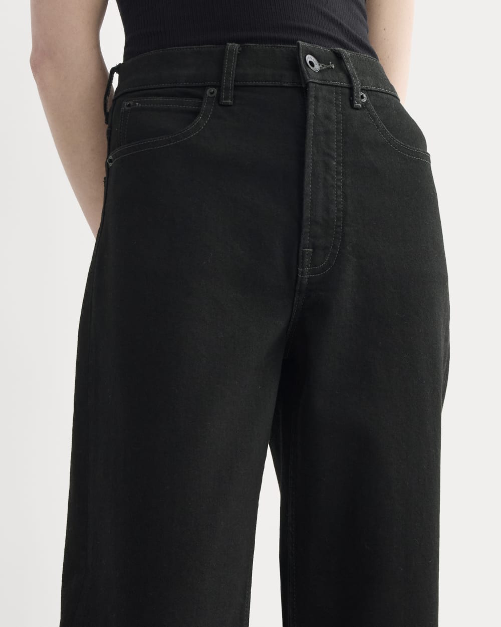 Vaqueros Way-High® 2.0 | Negro | Entrepierna de 75 cm
