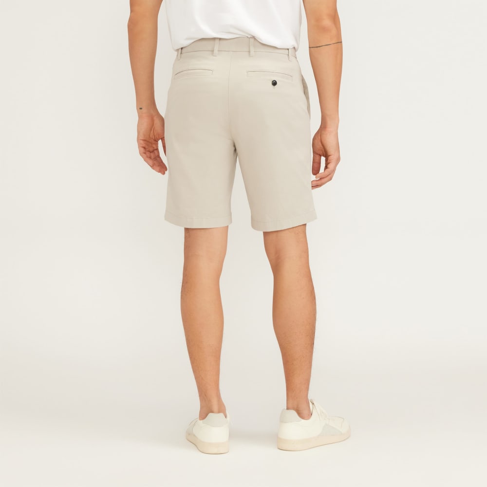 Pantalón corto chino ajustado de alto rendimiento de 9 pulgadas | Piedra