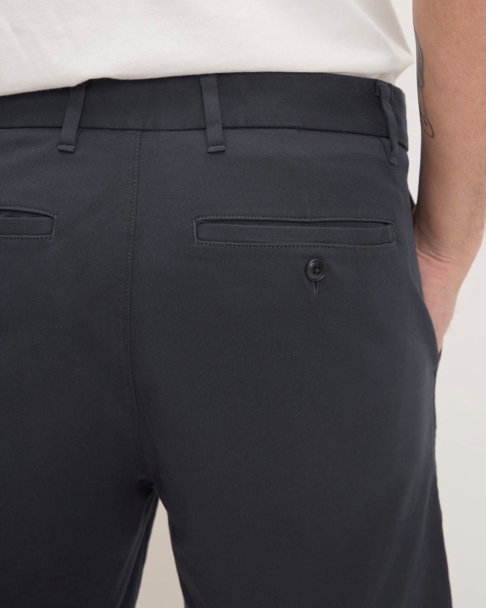 Pantalón corto chino slim fit de 7 pulgadas | Azul marino oscuro