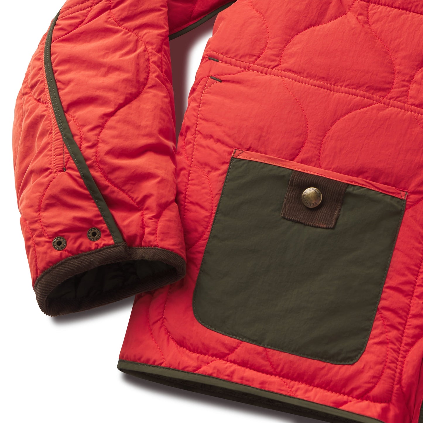 Chaqueta acolchada ligera Andrew – Verde oliva.