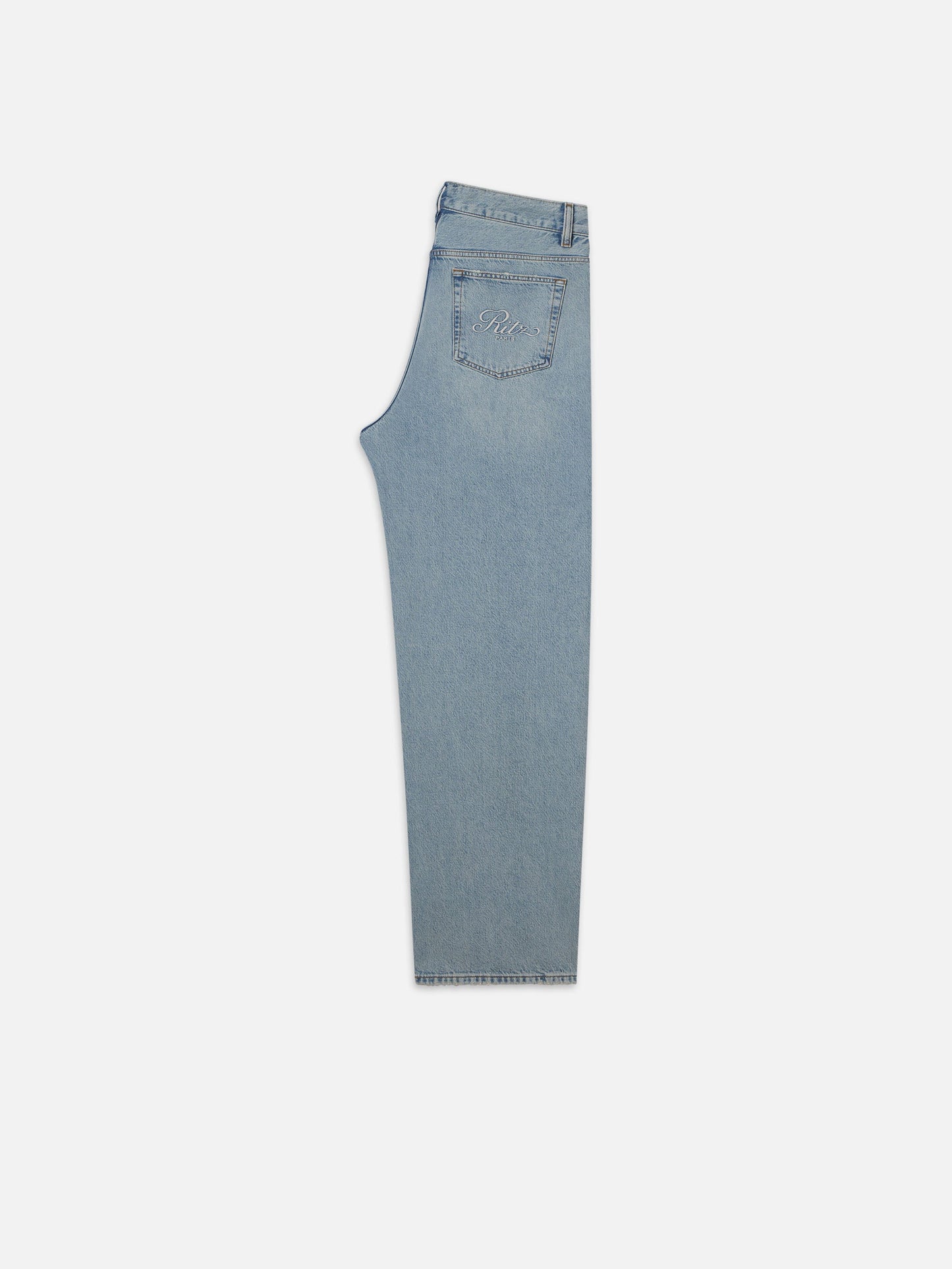 Jeans anchos Ritz — Azul claro.