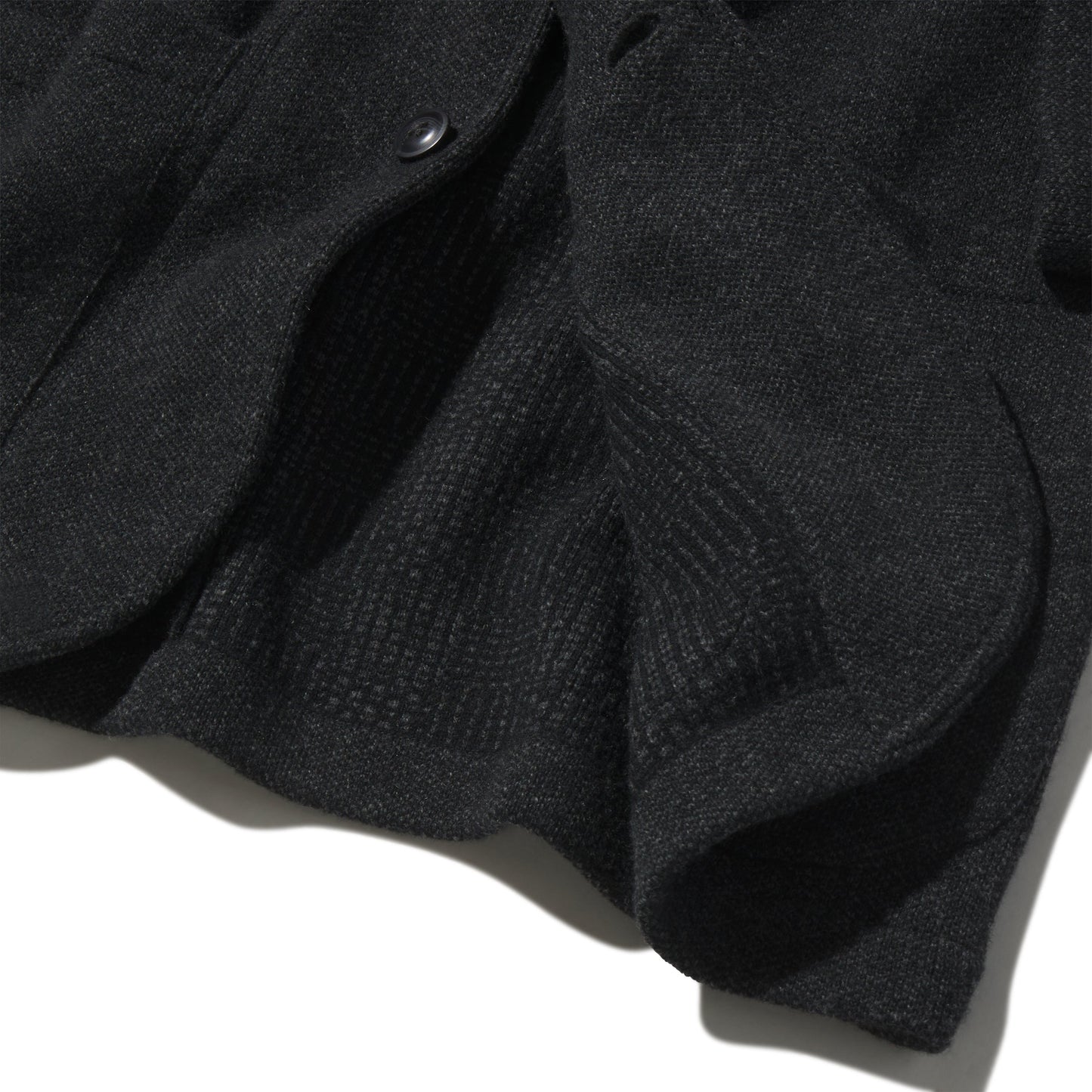 Nelson Jacquard Swacket – Gris carbón jaspeado.