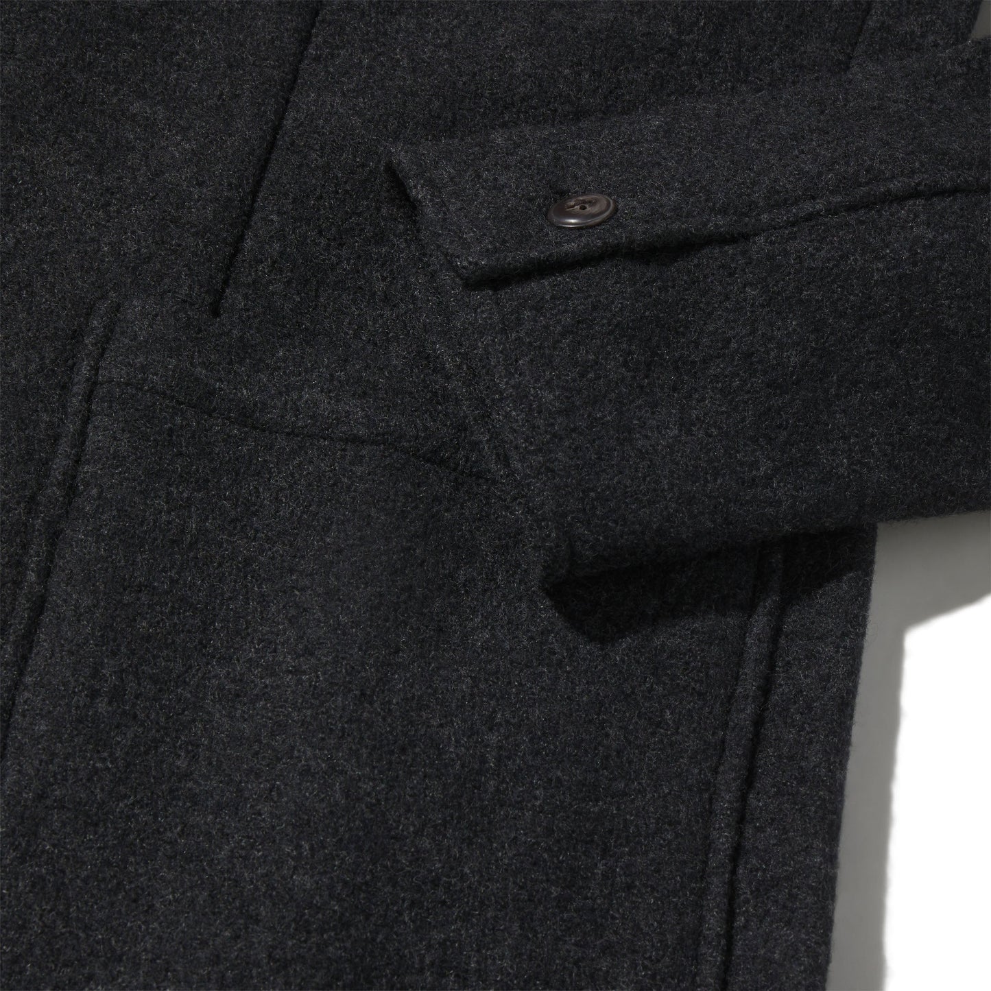 Blazer de lana tejida Burnham – Gris carbón.