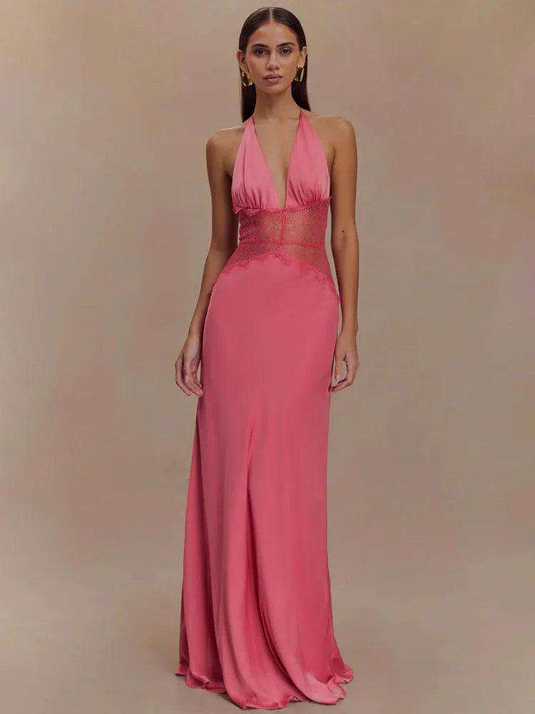Vestido largo sin espalda Giorgia