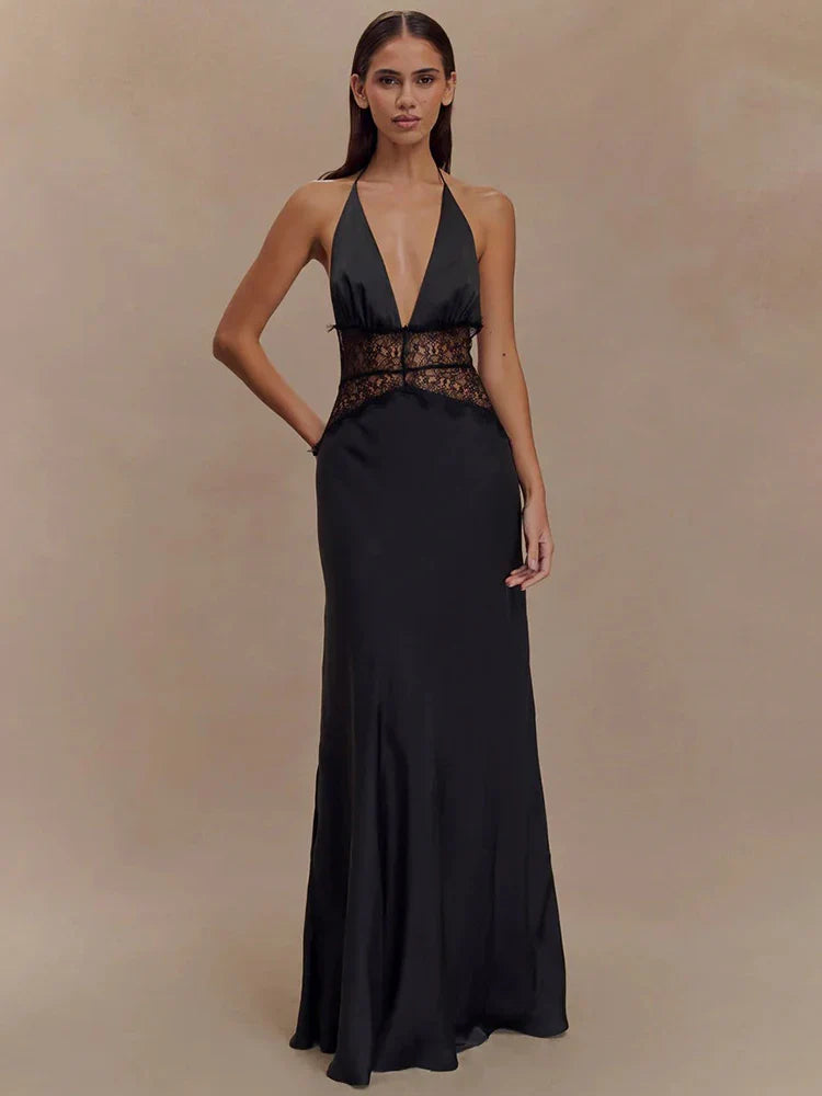 Vestido largo sin espalda Giorgia