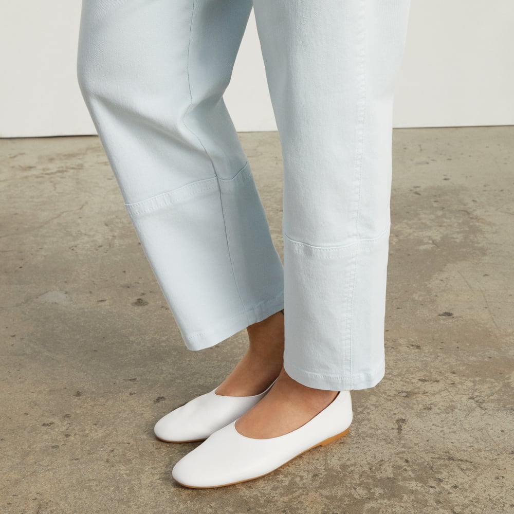 Pantalón tipo barril | Azul cielo | Regular