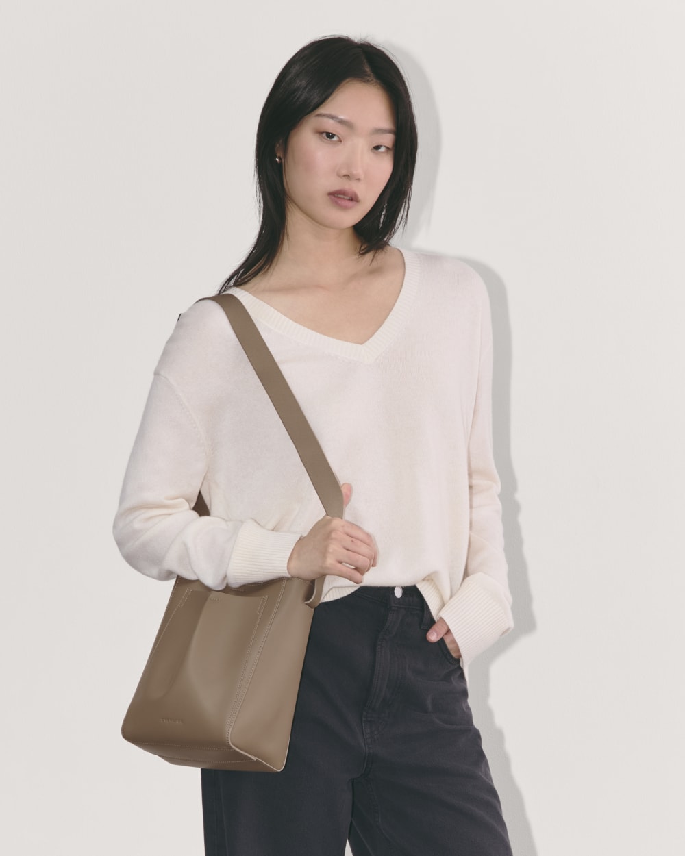 El bolso Mini estudio | Porcini Taupe