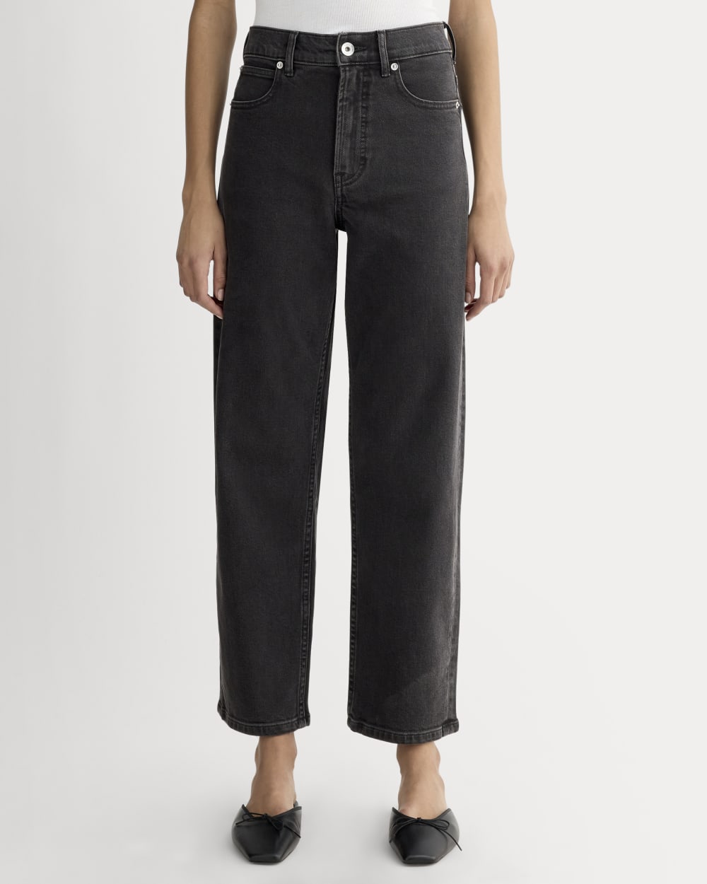 Vaqueros Way-High® 2.0 | Negro lavado | Entrepierna de 75 cm