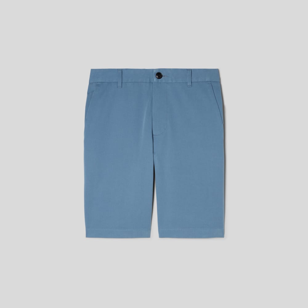 Pantalón corto chino ajustado de alto rendimiento de 9 pulgadas | Azul