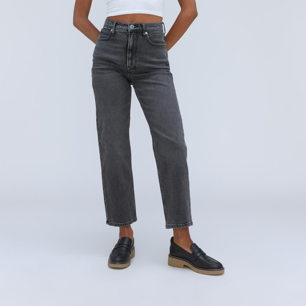 Vaqueros Way-High® | Negro lavado | Entrepierna de 75 cm