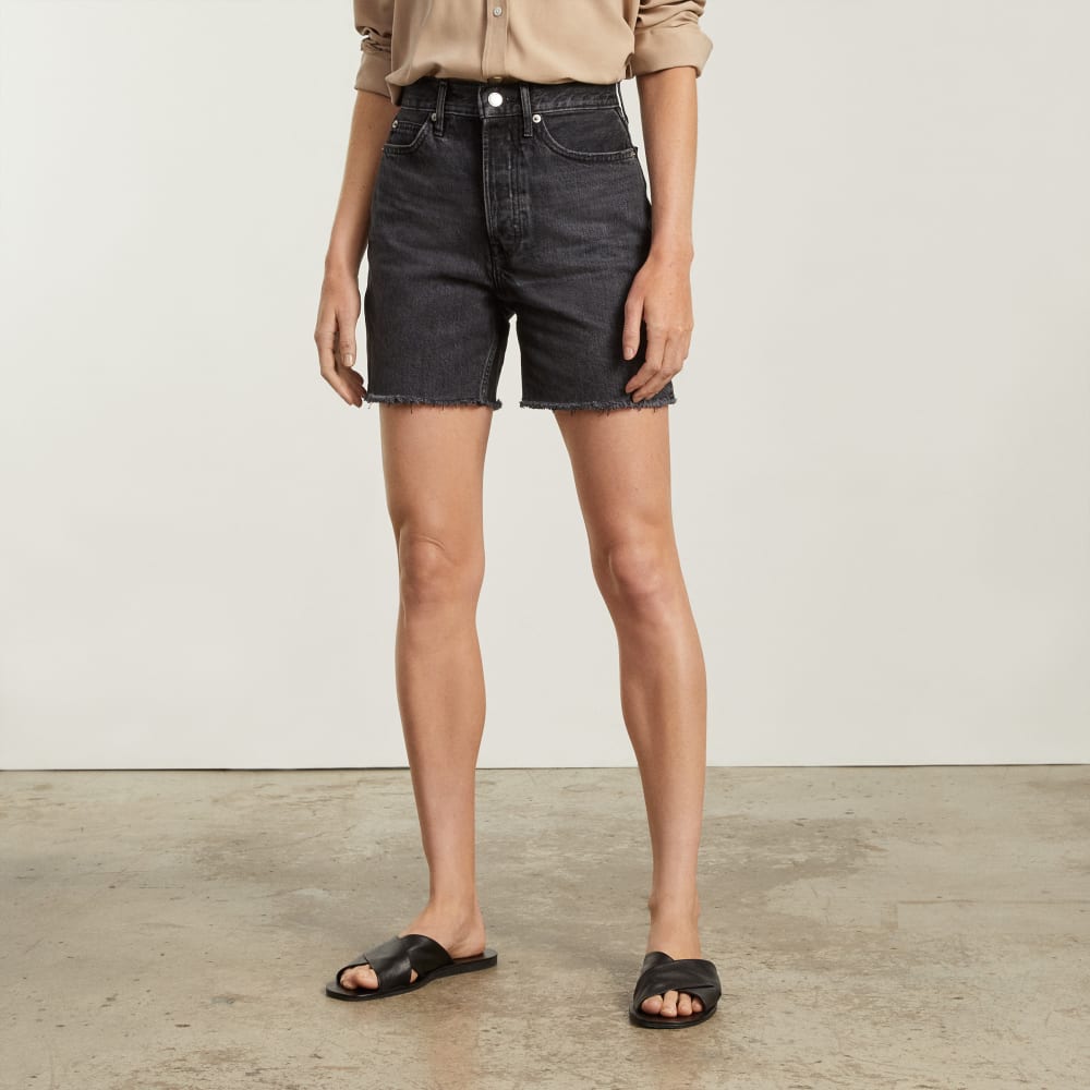 Pantalones cortos vaqueros Way-High® | Negro