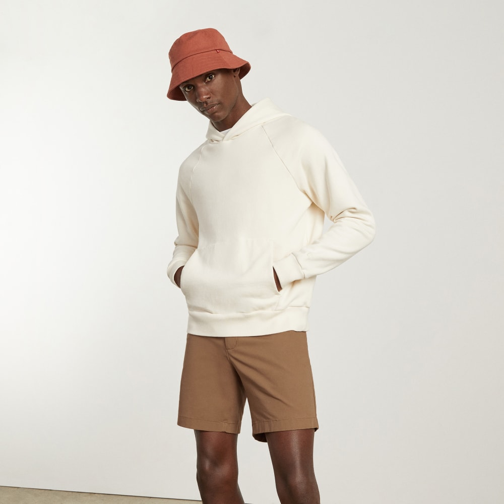 Pantalón corto chino slim fit de 7 pulgadas | Coco tostado
