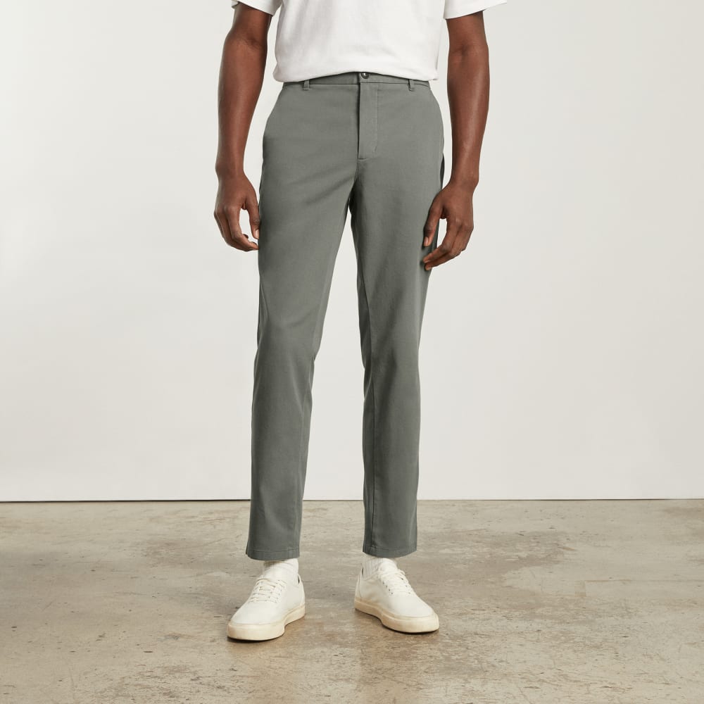 Pantalón chino Performance | Uniforme | Verde peltre | Corte ajustado