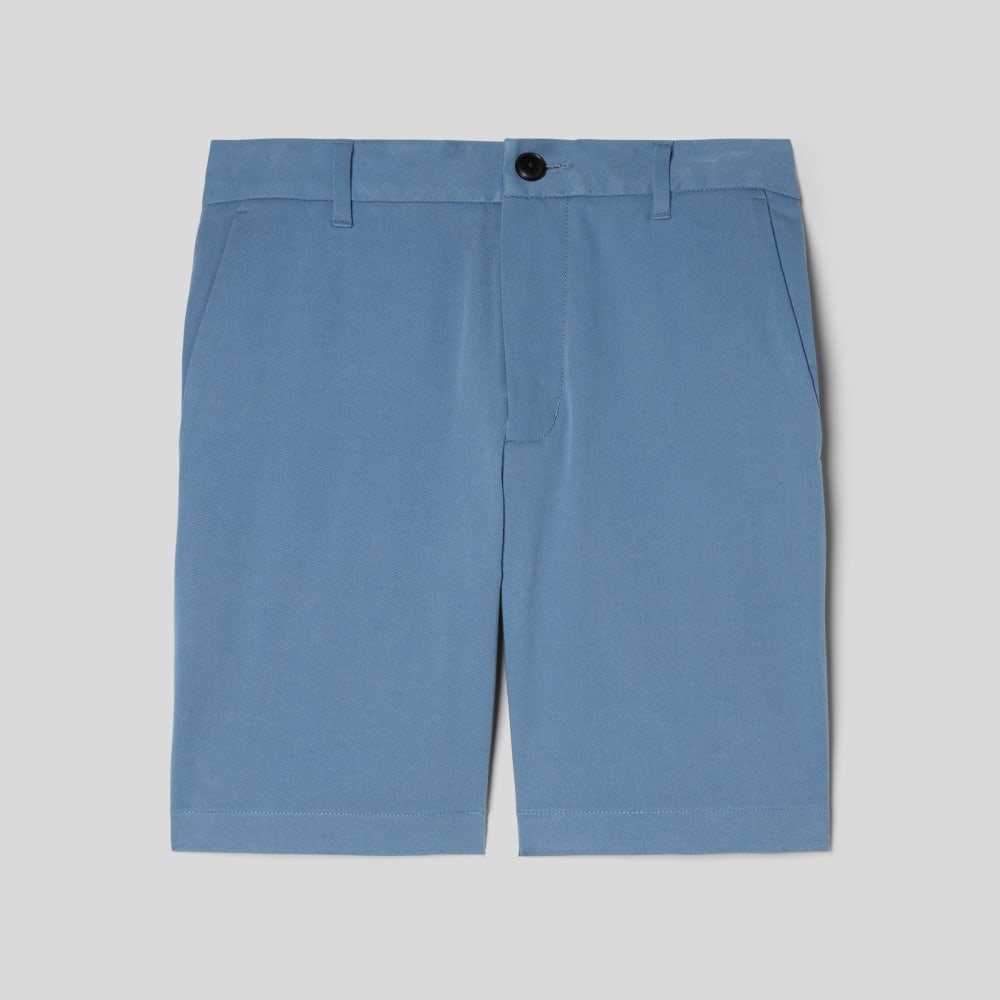 Pantalón corto chino slim fit de 7 pulgadas | Azul