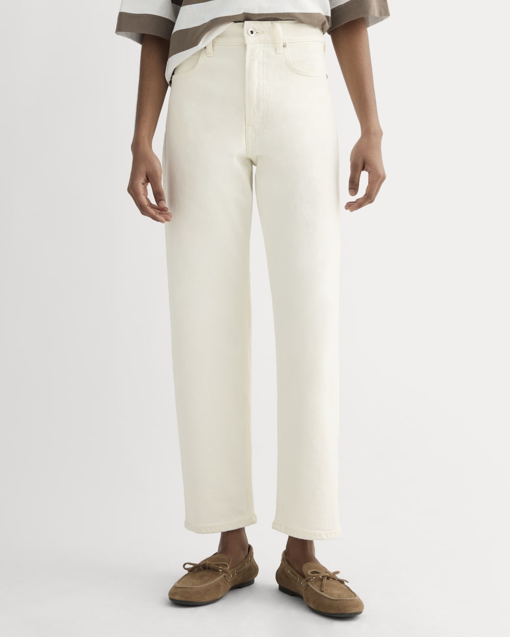 Vaqueros Way-High® 2.0 | Color crema | Entrepierna de 27,5 pulgadas
