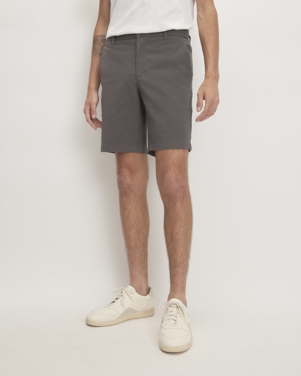 Pantalón corto chino ajustado de alto rendimiento de 9 pulgadas | Gris pizarra