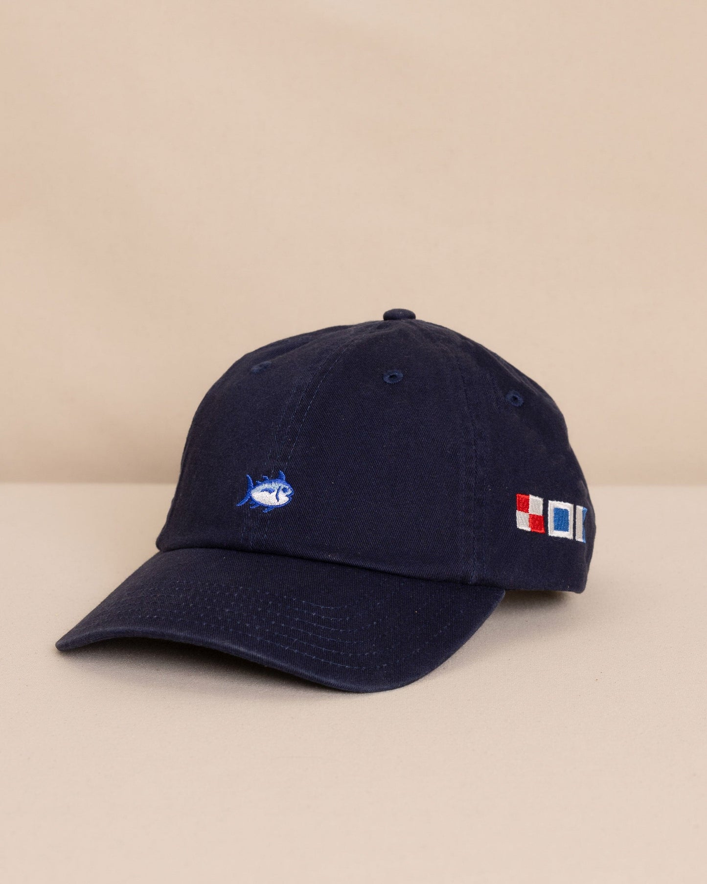 Gorra Skipjack con banderas náuticas de EE. UU.