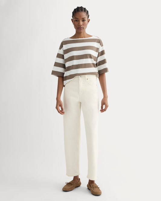 Vaqueros Way-High® 2.0 | Color crema | Entrepierna de 27,5 pulgadas