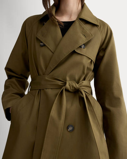 La gabardina moderna | Verde
