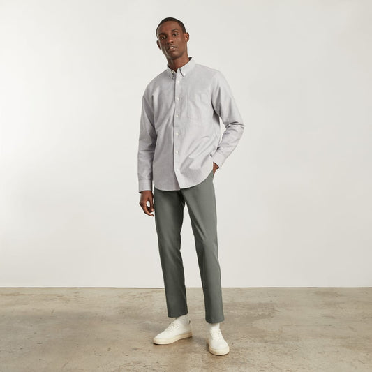Pantalón chino Performance | Uniforme | Verde peltre | Corte ajustado