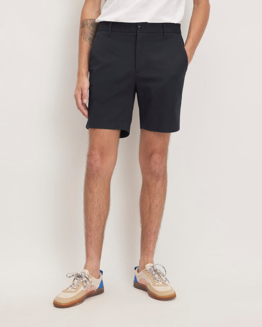 Pantalón corto chino slim fit de 7 pulgadas | Azul marino oscuro