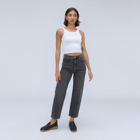 Vaqueros Way-High® | Negro lavado | Entrepierna de 75 cm