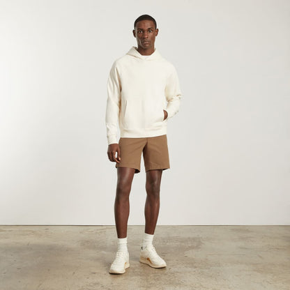 Pantalón corto chino slim fit de 7 pulgadas | Coco tostado