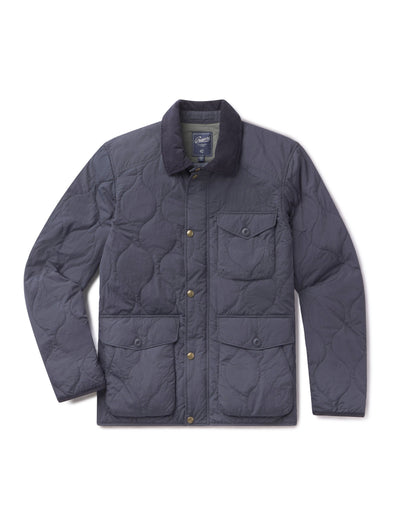 Chaqueta acolchada ligera Andrew – Azul marino.