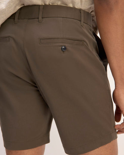 Pantalón corto chino slim fit de 7 pulgadas | Algarrobo