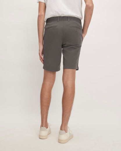 Pantalón corto chino ajustado de alto rendimiento de 9 pulgadas | Gris pizarra